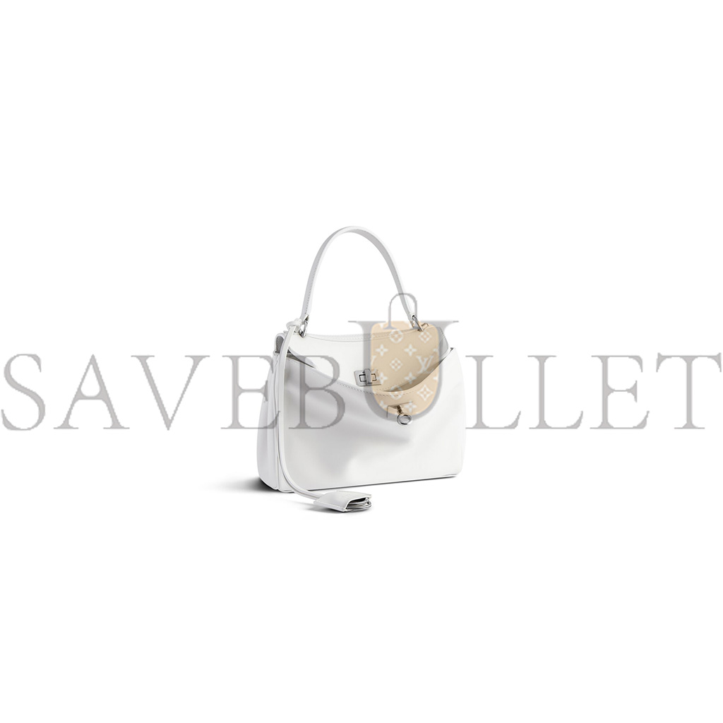 Ba*len*cia*ga rodeo mini tote silver hardware (22.8*9.9*8.3cm)